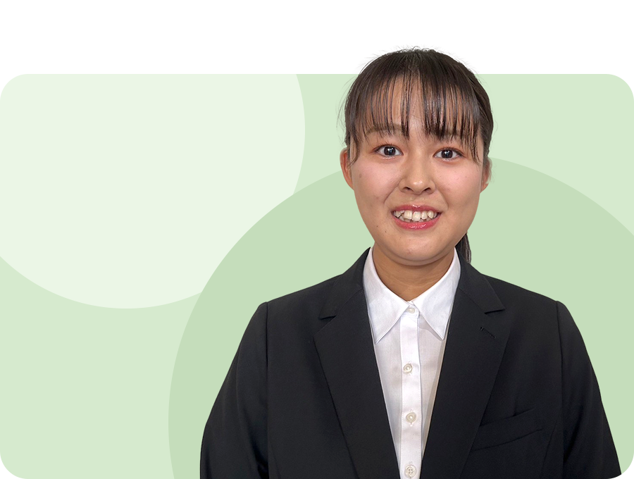人の役に立ちたい という想いを 実現できる。