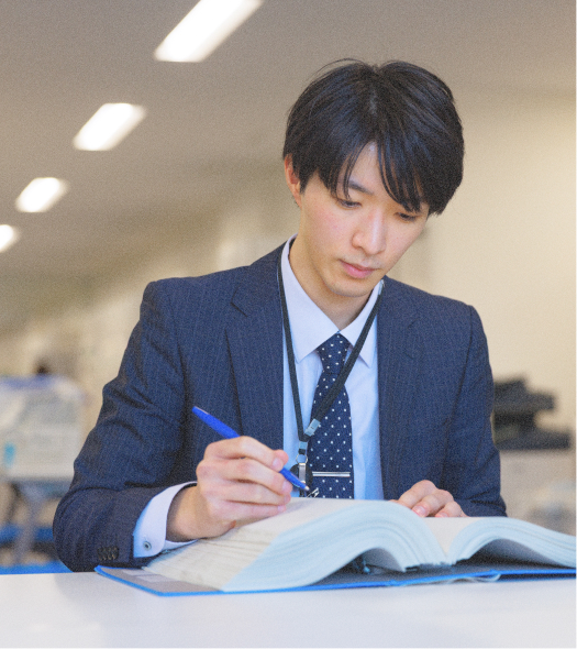 働く職員の様子