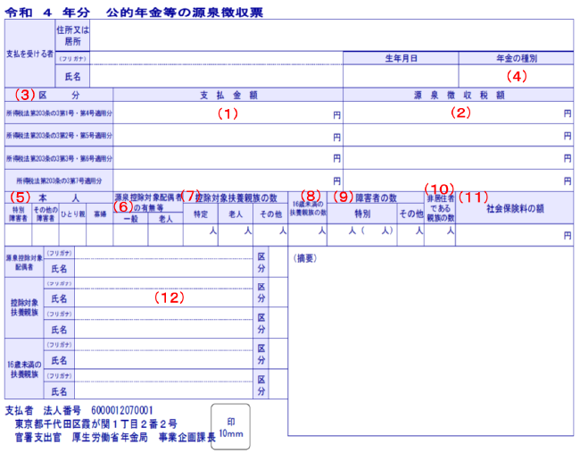 源泉徴収票画像