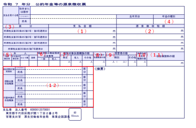 源泉徴収票画像