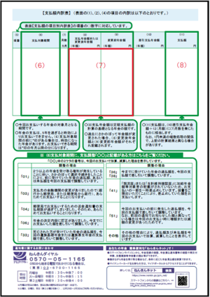 年金支払通知書｜日本年金機構