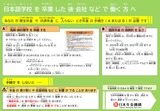 リーフレット「日本語学校を卒業した後会社などで働く方へ」の画像
